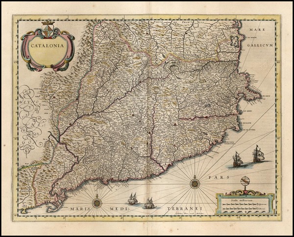 1-Europe and Spain Map By Willem Janszoon Blaeu