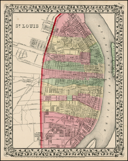 10-Midwest and Plains Map By Samuel Augustus Mitchell Jr.