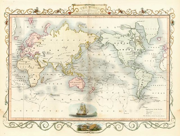 1-World and World Map By John Tallis