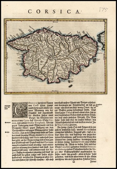 75-Europe, France and Balearic Islands Map By Willem Janszoon Blaeu