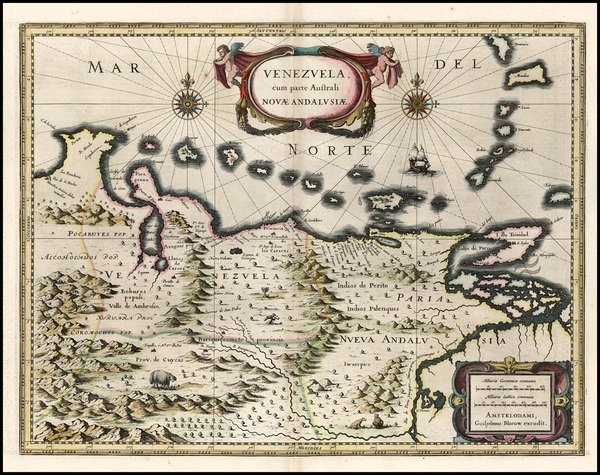 35-South America Map By Willem Janszoon Blaeu