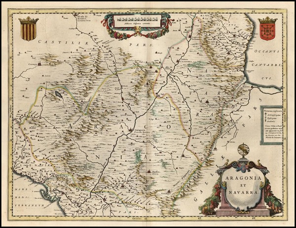 46-Europe and Spain Map By Willem Janszoon Blaeu