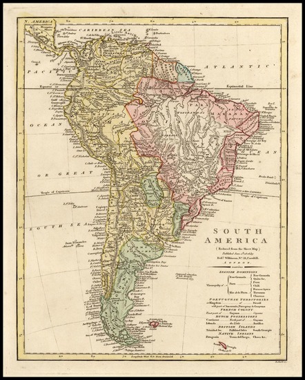 98-South America Map By Robert Wilkinson