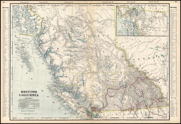 17-Canada Map By George F. Cram