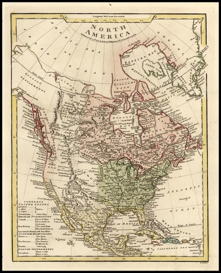 75-North America Map By Robert Wilkinson