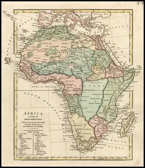 98-Africa and Africa Map By Robert Wilkinson