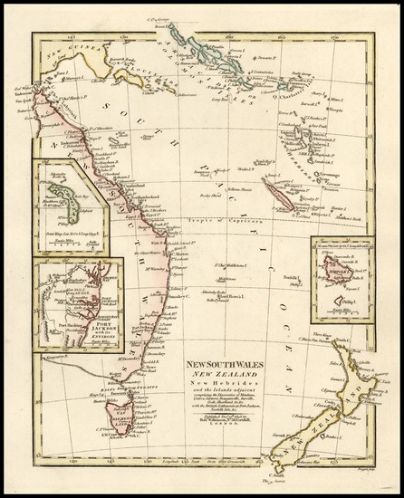 34-Australia & Oceania, Australia, Oceania, New Zealand and Other Pacific Islands Map By Rober