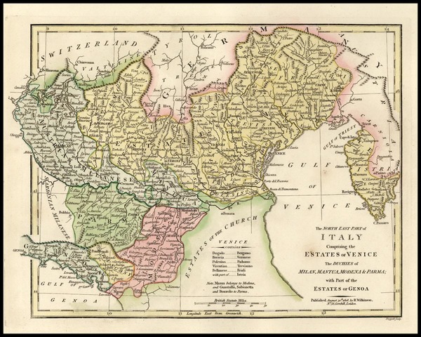 25-Europe and Italy Map By Robert Wilkinson