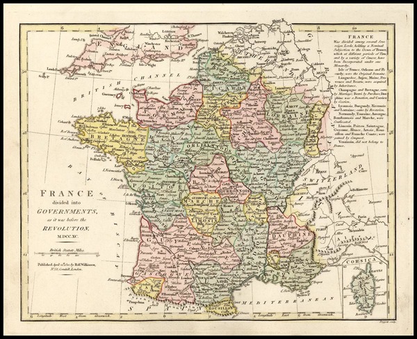 30-Europe and France Map By Robert Wilkinson
