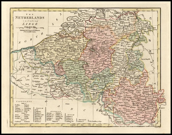 42-Europe and Netherlands Map By Robert Wilkinson