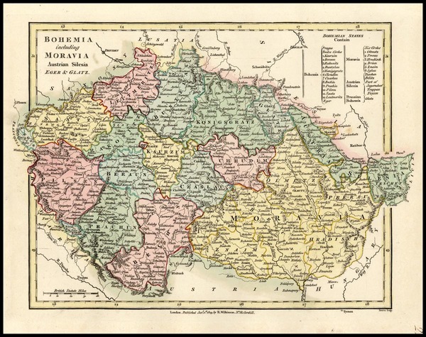 26-Europe, Poland, Romania and Czech Republic & Slovakia Map By Robert Wilkinson