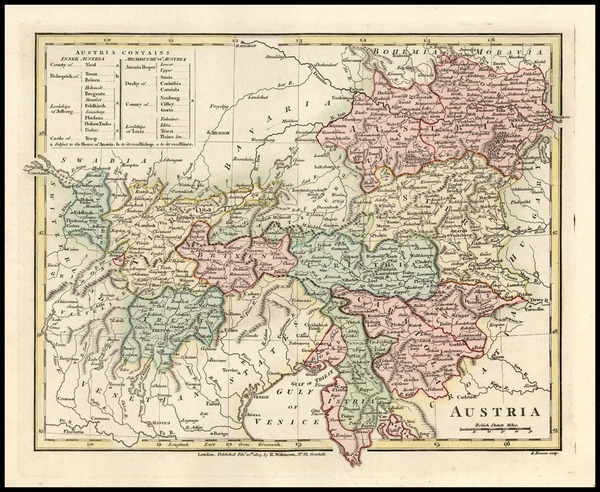 35-Europe, Switzerland, Austria and Balkans Map By Robert Wilkinson