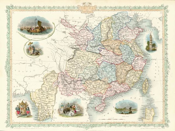 31-Asia, China and Southeast Asia Map By John Tallis