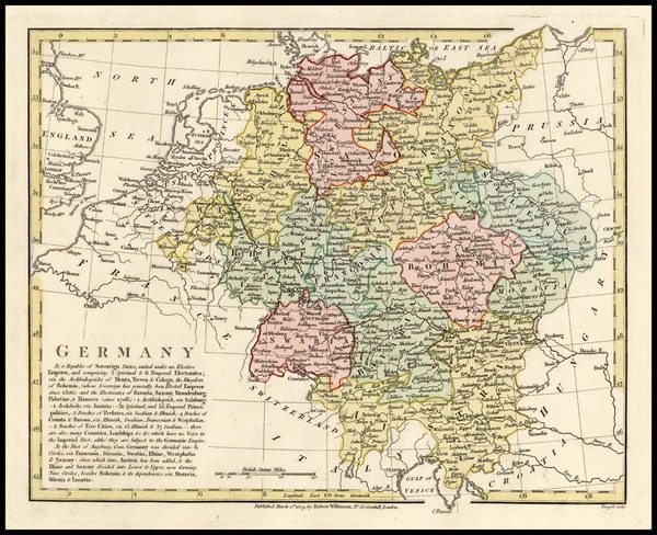 37-Europe and Germany Map By Robert Wilkinson