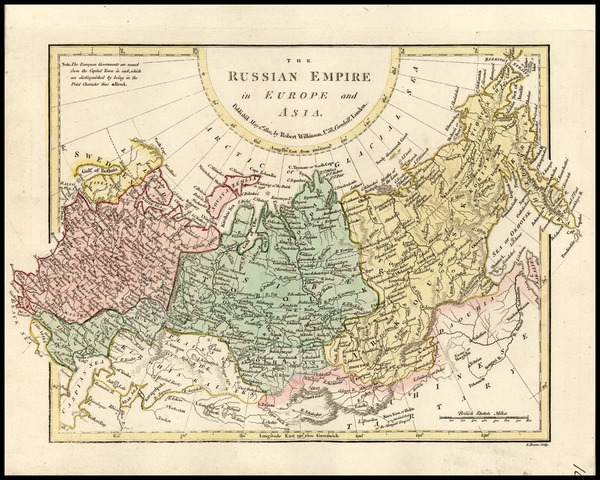 19-Europe, Poland, Russia, Asia, Central Asia & Caucasus and Russia in Asia Map By Robert Wilk