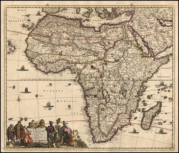 82-Africa and Africa Map By Frederick De Wit