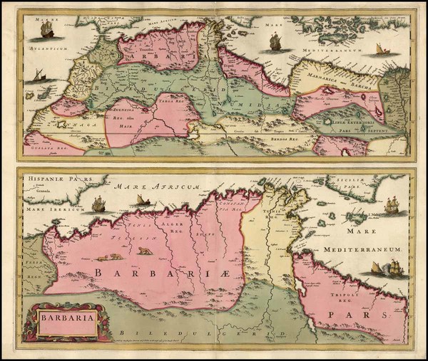 11-Europe, Mediterranean, Africa, North Africa and Balearic Islands Map By Christopher Browne