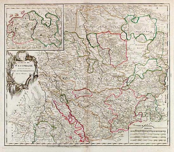 61-Europe and Germany Map By Philippe Buache