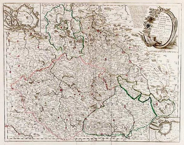 92-Europe, Poland, Czech Republic & Slovakia and Germany Map By Jean André Dezauche