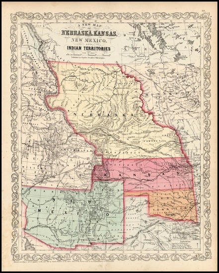 66-Midwest, Plains, Southwest and Rocky Mountains Map By Charles Desilver