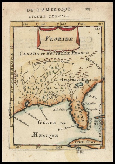 11-South and Southeast Map By Alain Manesson Mallet