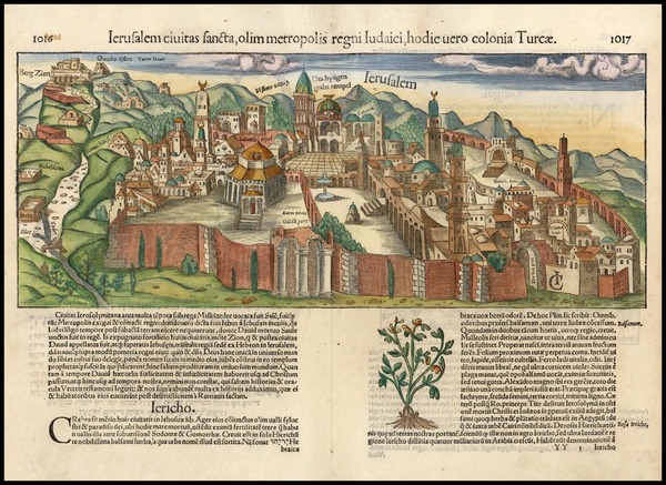 8-Asia and Holy Land Map By Sebastian Munster