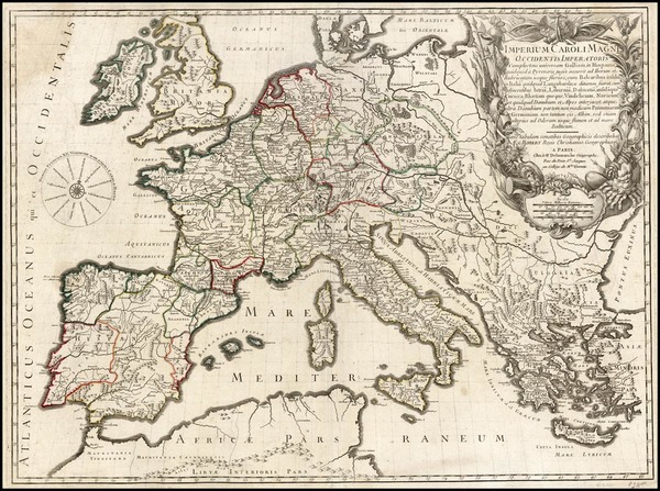 99-Europe and Europe Map By Charles Francois Delamarche