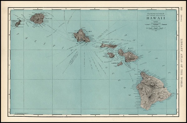 2-Hawaii and Hawaii Map By Rand McNally & Company