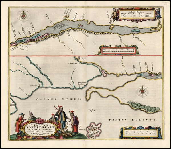 46-Europe and Russia Map By Willem Janszoon Blaeu