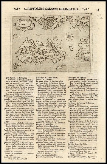 19-Caribbean Map By Alphonsus Lasor a Varea