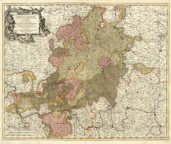 76-Mitteldeutschland Map By Gerard Valk