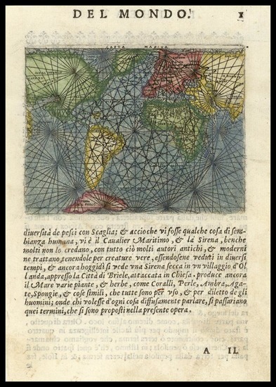 20-World and World Map By Abraham Ortelius / Pietro Marchetti