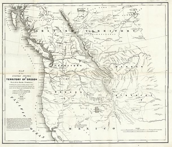 21-Rocky Mountains Map By Washington Hood