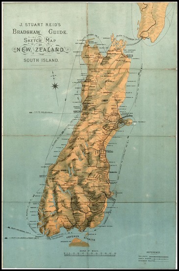 73-Australia & Oceania and New Zealand Map By J. Stuart Reid