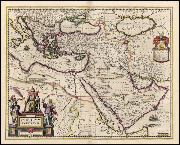 74-Europe, Turkey, Mediterranean, Asia, Middle East and Turkey & Asia Minor Map By Willem Jans