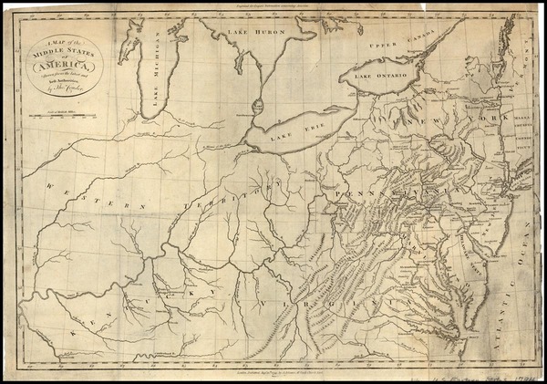 40-Mid-Atlantic, South and Midwest Map By Thomas Conder