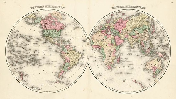 16-World and World Map By H.H. Lloyd