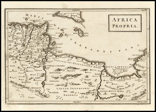 4-Europe, Mediterranean, Africa, North Africa and Balearic Islands Map By Christoph Cellarius / W