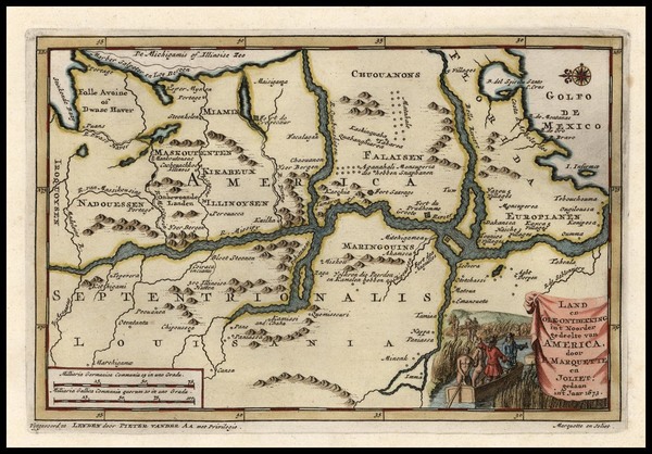 5-South, Midwest and Plains Map By Pieter van der Aa