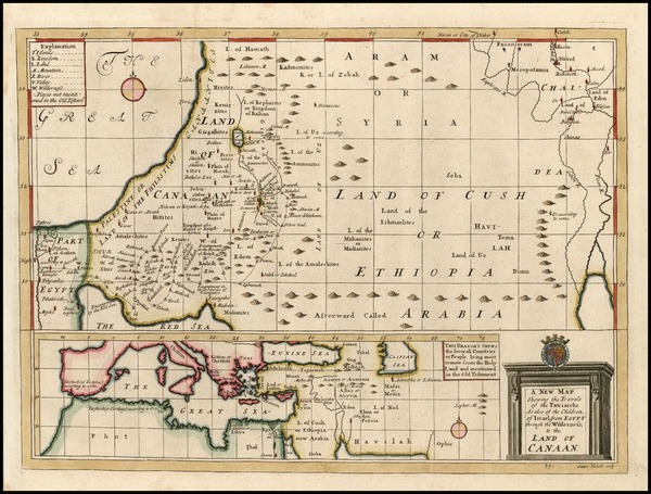 43-Mediterranean and Greece Map By Edward Wells