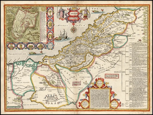 47-Asia and Holy Land Map By John Speed