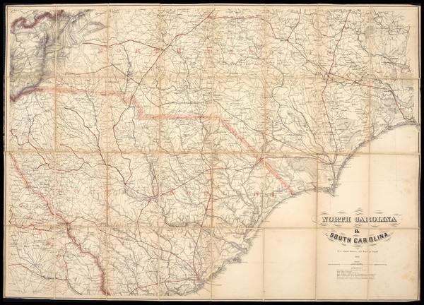 75-Southeast Map By Adolph Lindenkohl