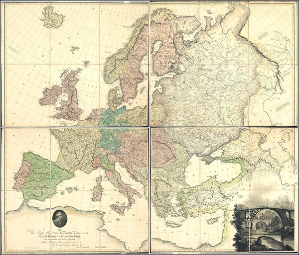 36-Europe and Europe Map By Aaron Arrowsmith