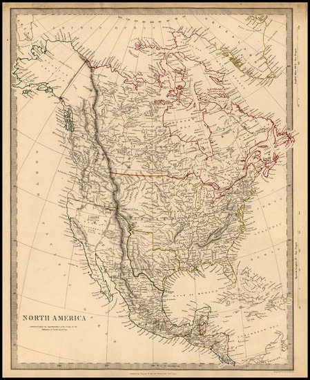 71-Texas and North America Map By SDUK