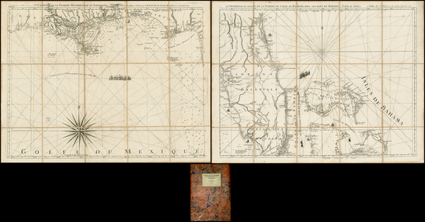 32-Florida, South, Southeast and Caribbean Map By Georges Louis Le Rouge