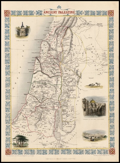 62-Asia and Holy Land Map By John Tallis