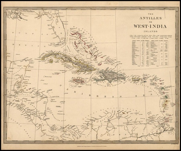 43-Caribbean Map By SDUK