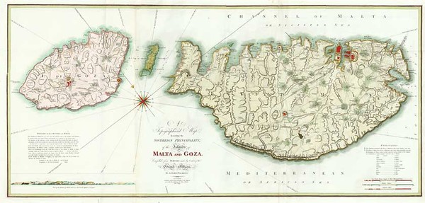 16-Europe, Mediterranean and Balearic Islands Map By William Faden