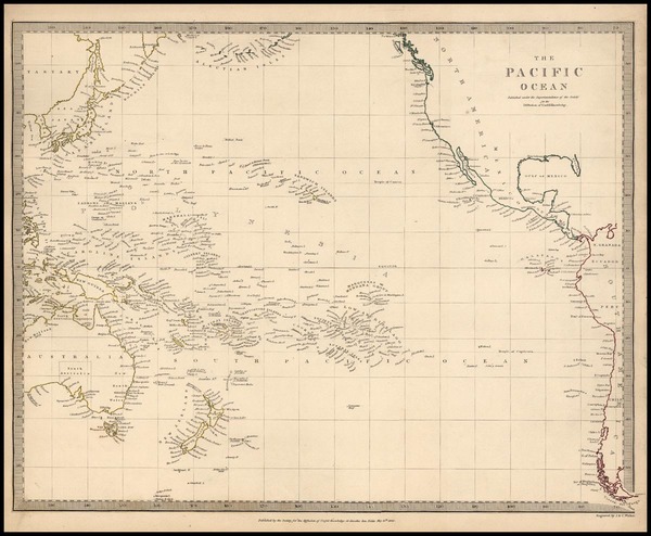 71-World, Australia & Oceania, Pacific and Oceania Map By SDUK