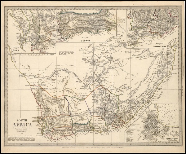 71-Africa and South Africa Map By SDUK